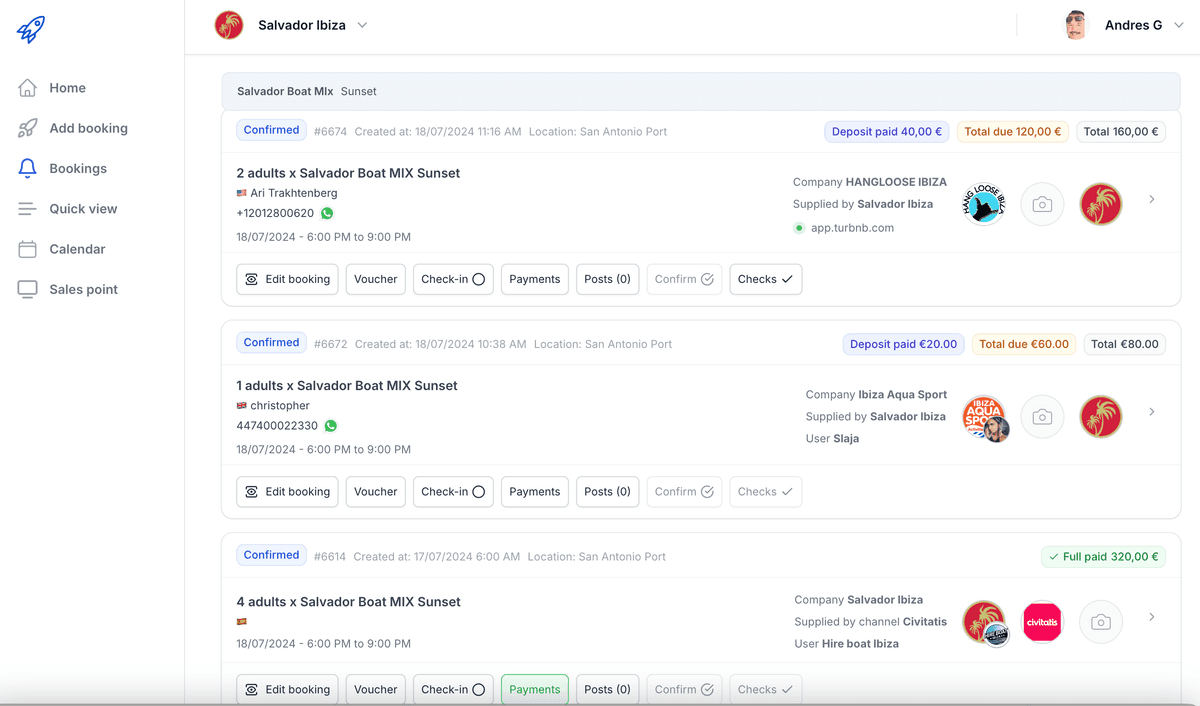 Turbookings Widget Integration