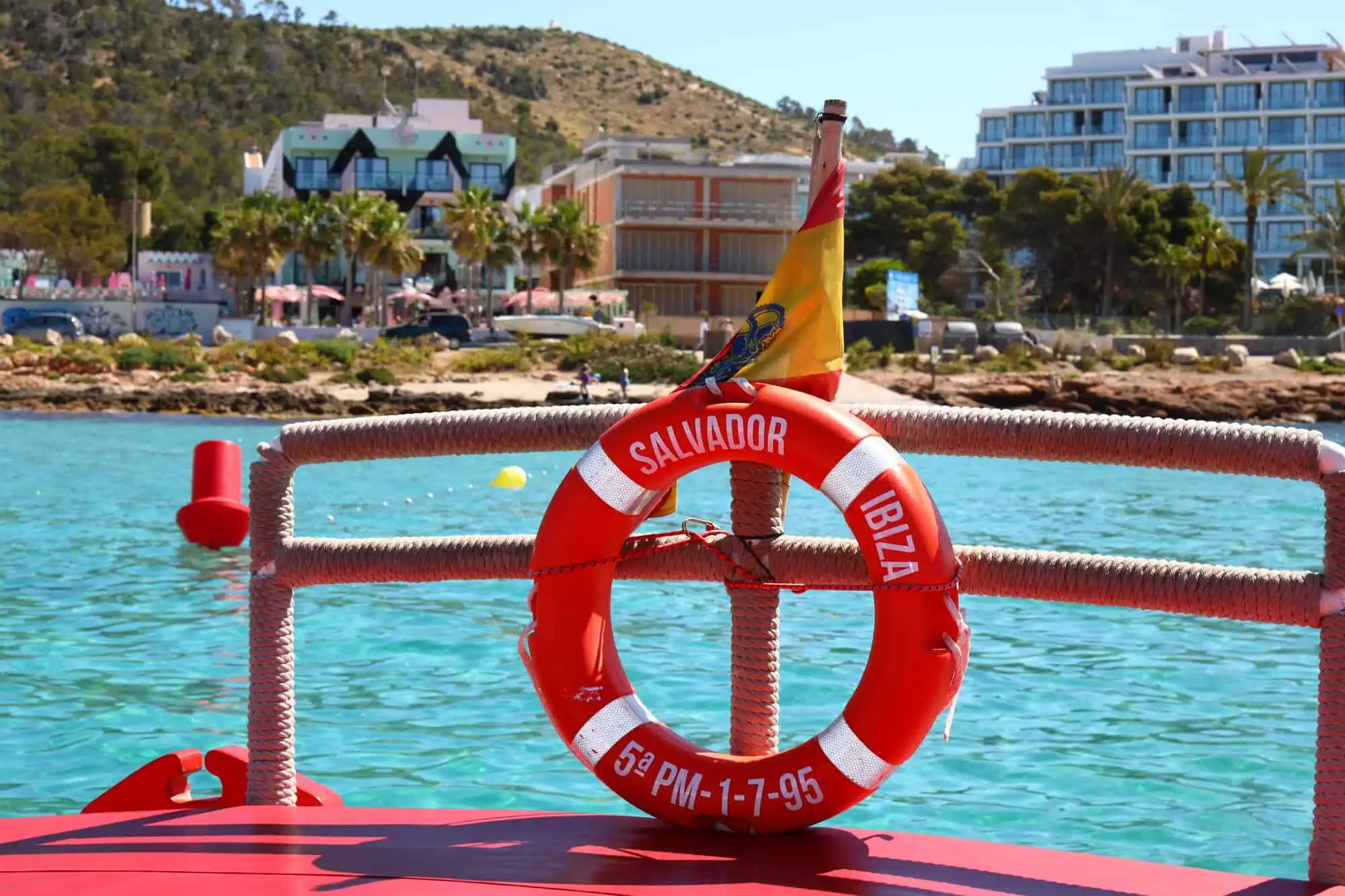 Stern of Salvador Ibiza, a picturesque backdrop for wedding photos